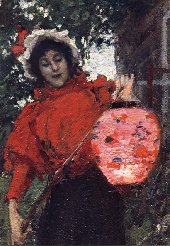 Konstantin Korovin Paper lantern oil painting picture